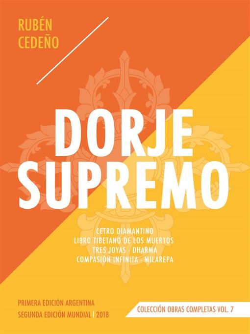 Title details for Dorje Supremo by Rubén Cedeño - Available